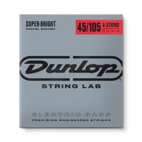 Dunlop DBSBN45105 Super Bright NW Medium 45-105 snarenset voor basgitaar - thumbnail