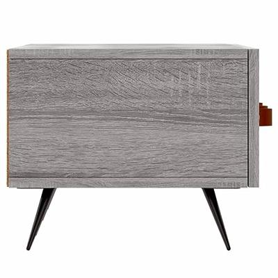 Tv-meubel 150x36x30 cm bewerkt hout grijs sonoma eikenkleurig