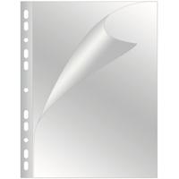Q-CONNECT geperforeerde showtas A4 11-gaatsperforatie glashelder 80 micron pak van 25 stuks - thumbnail