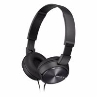 Sony MDR-ZX310AP On Ear koptelefoon Kabel Zwart Headset, Vouwbaar - thumbnail