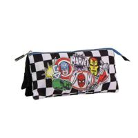 Pennenetui met 3 vakken The Avengers Zwart 2,2 x 1,1 x 22,5 cm - thumbnail