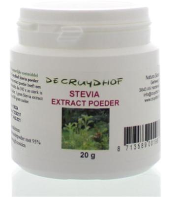 Cruydhof Stevia extract poeder 20 Gram