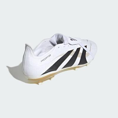 adidas Predator League FT Gras / Kunstgras Voetbalschoenen (MG) Wit Zwart Goud adidas Predator League FT Gras / Kunstgras Voetbalschoenen (MG) Wit Zwart Goud