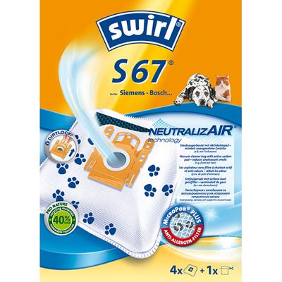 Swirl S 67 EcoPor Anti Odour Stofzuigerzak 4 stuk(s)