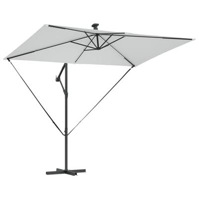 Cantilever Banana Parasol Zand 294 x 200 x 254 cm