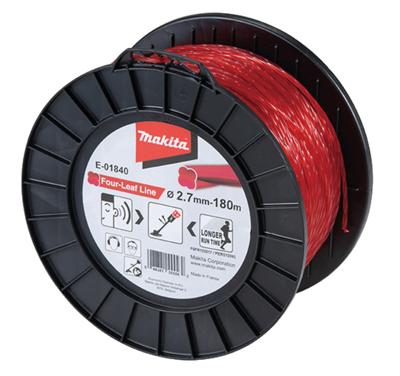 Makita Accessoires Maaidraad 2,7x180mtr rood - E-01840 - E-01840