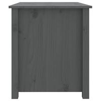 Salontafel 71x49x55 cm massief grenenhout grijs - thumbnail