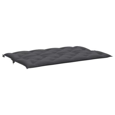 Tuinbankkussen 150x(50+50)x7 cm oxford stof antracietkleurig