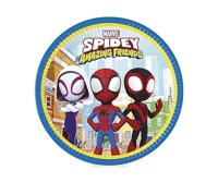 Globos Papieren bordjes fsc spidey, 8st. - thumbnail
