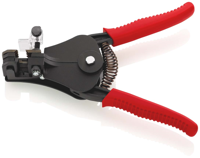 Knipex Afstriptang met precisie geslepen messen | Kunststof bekleed | Zwart gelakt | Lengte 180 mm - 12 11 180 EAN - thumbnail