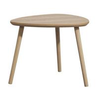 Bijzettafel Triangel - naturel - 55x55x44,5 cm - thumbnail