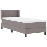 Boxspringbed met matras met matras Taupe 80 x 200 cm - thumbnail