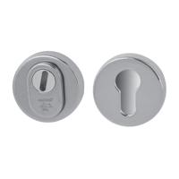 Hardbrass Nika SKG3 veiligheidsrozetten met kerntrekbeveiliging - chroom - thumbnail