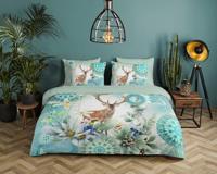 HIP Dekbedovertrek "mandala&apos;s, bloemen en een hert" - Multi - (240x200/220 cm) - Katoen Satijn - thumbnail