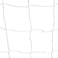 VidaXL Voetbaldoel met net 182x61x122 cm staal wit - thumbnail