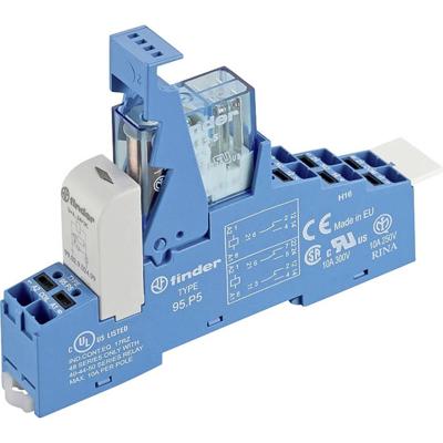 Finder 48.P5.7.024.5050 Relaismodule (modulair) Nominale spanning: 250 V/AC Schakelstroom (max.): 15 A 2x wisselcontact 1 stuk(s)
