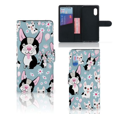 Samsung Xcover Pro Telefoonhoesje met Pasjes Hondjes Samsung Xcover Pro Telefoonhoesje met Pasjes Hondjes