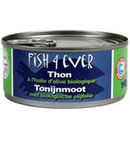 Fish 4 Ever Tonijnmoot in olijfolie 160 Gram - thumbnail