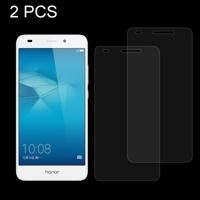 2 stuks voor Huawei Honor 5c 0 26 mm 9H oppervlaktehardheid Explosieveilig niet-volledig scherm gehard glas scherm Film - thumbnail