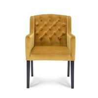 Eetkamerstoel Rosetti - velvet - oker - thumbnail