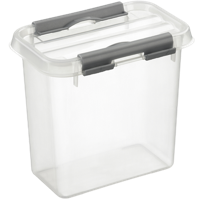 Sunware Q-line box 1,1 liter transp/metaal - thumbnail