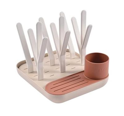Afdruiprek voor flessen Forêt BEABA terracotta