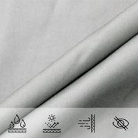 VidaXL Zonnezeil 4x5x5 m 100% polyester oxford lichtgrijs - thumbnail