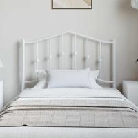 Hoofdbord 100 cm metaal wit - thumbnail