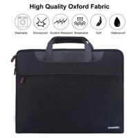 HAWEEL 15.6 inch Laptoptas voor MacBook Samsung Lenovo Sony Dell Chuwi Asus HP (zwart) - thumbnail