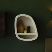 Dutchbone Wandplank 'Veda' Gerecycled marmer, 63 x 53cm - thumbnail