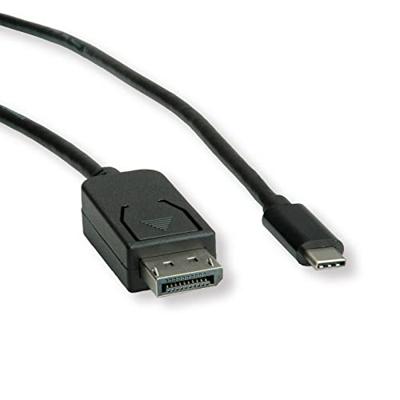 ROLINE USB type C - DisplayPort adapterkabel, v1.2, M/M, 2 m ROLINE USB type C - DisplayPort adapterkabel, v1.2, M/M, 2 m