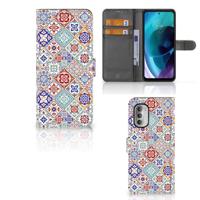 Motorola Moto G51 5G | Bookcase | Tiles Color - thumbnail