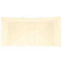 VidaXL Papieren zakken 50 st met hengsels 32x17x44 cm geel - thumbnail