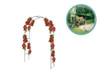 Kinzo Rozenboog Metaal 240 x 140 cm - Rozen Plantensteun voor Klimplanten - Tuinboog en Plantenklimrek - Klimplantgeleider - thumbnail
