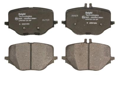 Remblokkenset, schijfrem LP3723 Remblokkenset, schijfrem LP3723