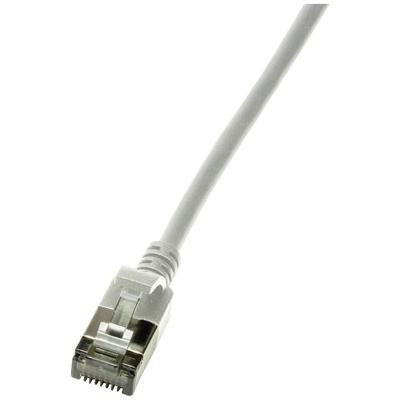 LogiLink CQ9022S RJ45 Netwerkkabel, patchkabel CAT 6A U/FTP 0.50 m Grijs Extreem dun, Vlambestendig, Flexibel, Folie afscherming, Halogeenvrij, Snagless, LogiLink CQ9022S RJ45 Netwerkkabel, patchkabel CAT 6A U/FTP 0.50 m Grijs Extreem dun, Vlambestendig, Flexibel, Folie afscherming, Halogeenvrij, Snagless,