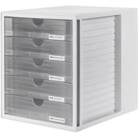 Han ladenblok Systembox met 5 gesloten laden, transparant - thumbnail