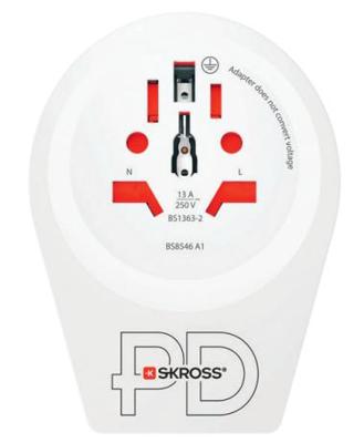 Skross 1.500290 Reisstekker Country Adapter World to Europe USB C20PD Skross 1.500290 Reisstekker Country Adapter World to Europe USB C20PD