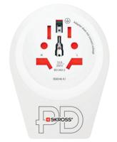 Skross 1.500290 Reisstekker Country Adapter World to Europe USB C20PD - thumbnail