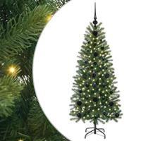 VidaXL Kunstkerstboom met 150 led met standaard groen 120 cm pe en pvc - thumbnail