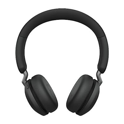 Jabra Elite 45h Wireless On-Ear Headphones – Compact, Foldable Earphones with 50-Hours Battery Life – 2-Microphone Call Technology – Titanium Black