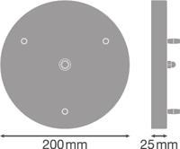 OSRAM HOMELIGHTING Vintage 1906 PenduLum Triple Canopy Round 4099854442735 Hanglamp Zwart - thumbnail