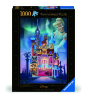 Ravensburger legpuzzel disney castles cinderella, 1000st. - thumbnail