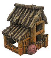 Superfish Bamboo House S - Uniek Hout Voor Aquarium, Natuurlijk & Onderhoudsvriendelijk - thumbnail