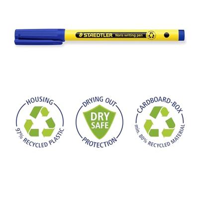 Markeerstiften Staedtler Geel 4 Onderdelen