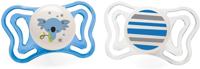 Chicco Fopspeen Koala/streep Physio Light Blauw/wit 2 Stuks - thumbnail