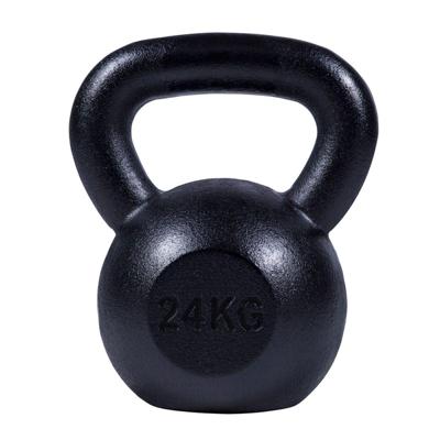 Kettlebell (24 kg) Gietijzer Zwart