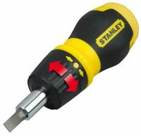 Stanley 0-66-358 Multibit Stubby Schroevendraaier Ratel - thumbnail