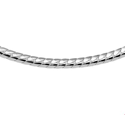 TFT Zilveren Ketting Gourmet Bol 4,5 mm x 45 cm