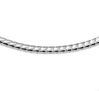 TFT Zilveren Ketting Gourmet Bol 4,5 mm x 45 cm - thumbnail
